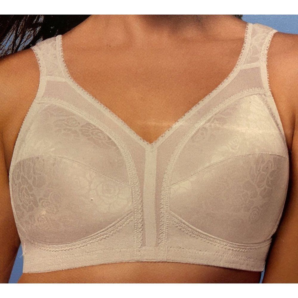 Playtex 18 Hr 44DDD Ultimate Shoulder Comfort Wireless Full Figure Bra #4693 NEW